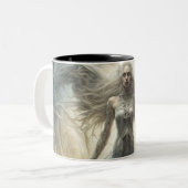 Seraphim 113 tweekleurige koffiemok (Voorkant links)