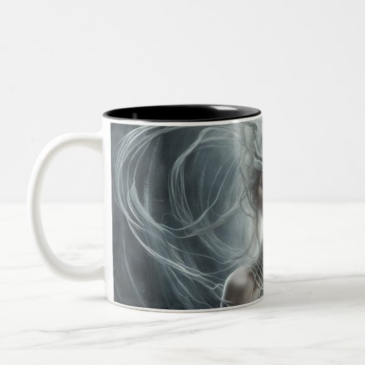 Seraphim 115 tweekleurige koffiemok (Links)