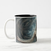 Seraphim 119 tweekleurige koffiemok (Links)