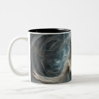 Seraphim 119 tweekleurige koffiemok