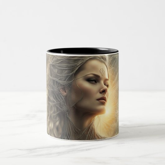 Seraphim 134 tweekleurige koffiemok (Center)