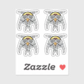 Seraphim Angel Silver Sticker (Vel)