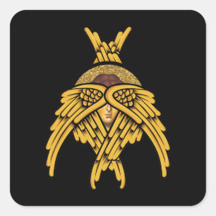 Seraphim Angel Vierkante Sticker