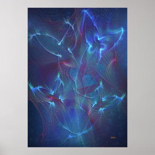 Seraphim Blue Poster (Voorkant)