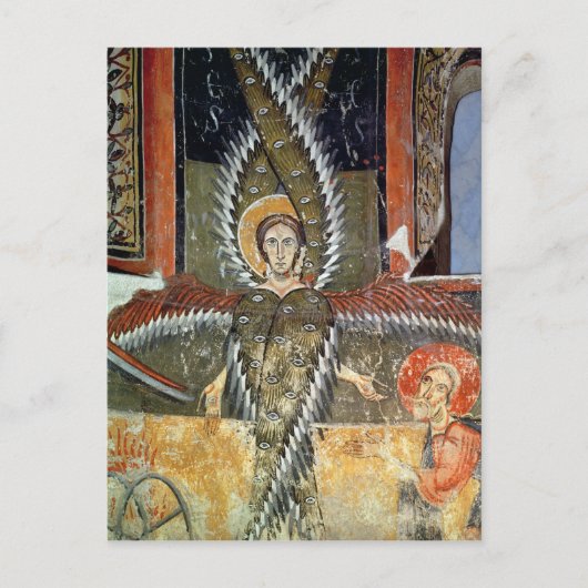 Seraphim die de lippen van Isaiah zuivert Briefkaart (Voorkant)