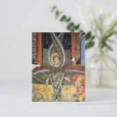 Seraphim die de lippen van Isaiah zuivert Briefkaart (Staand voorkant)