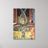 Seraphim die de lippen van Isaiah zuivert Canvas Afdruk (Voorkant)