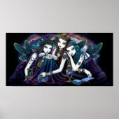 Seraphina Celestial Angels Nebula Fairy Poster (Voorkant)