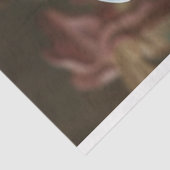 Seraphina de witte slang Boa Feather Decoupage Tissuepapier (Detail)