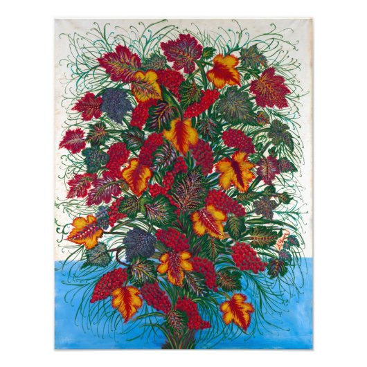 Séraphine Louis The Large Bouquet Foto Afdruk (Voorkant)