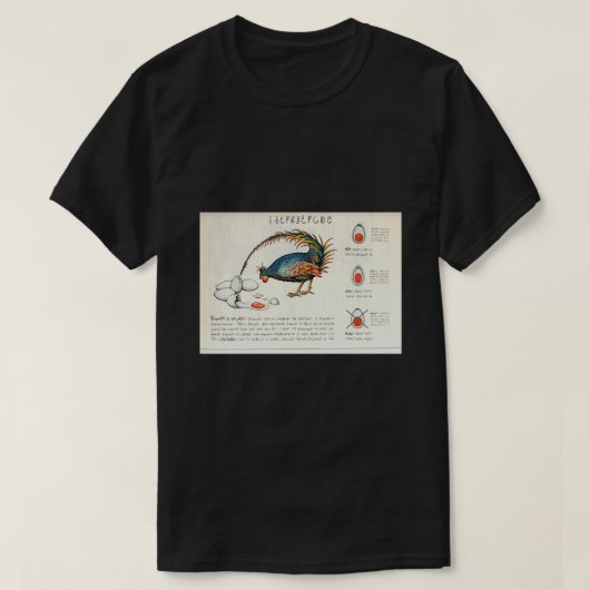 Seraphinianus codex t-shirt (Design voorkant)
