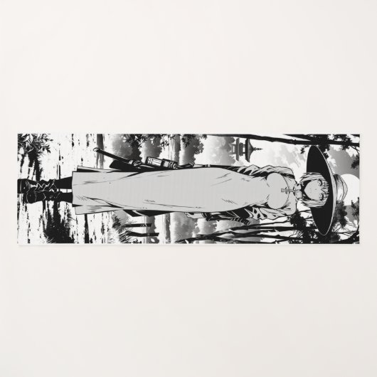 seras victoria fan art ink draw yogamat (Voorkant (horizontaal))