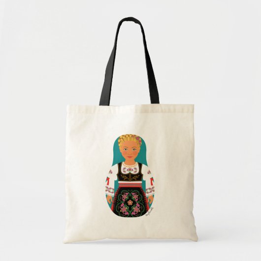 Serb Blonde Matryoshka Bag Tote Bag (Voorkant)