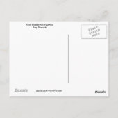 Serb Blonde Matryoshka Briefkaart (Achterkant)