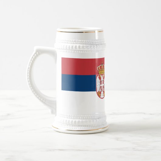Serbia Flag Bierpul (Links)