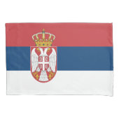Serbia Flag Kussensloop (Voorkant)