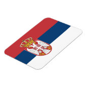 Serbia Flag Magneet (Linkerzijde)
