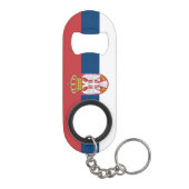 Serbia Flag Mini Flessenopener (Achterkant)