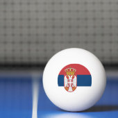 Serbia Flag Pingpongbal (Net)
