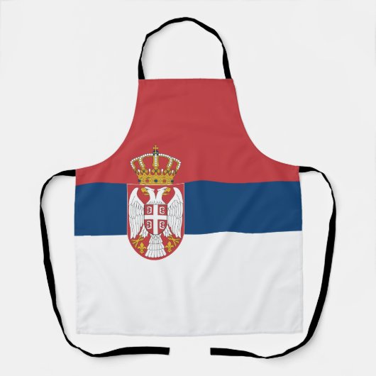 Serbia Flag Schort (Voorkant)