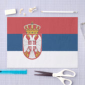Serbia Flag Tissuepapier (Craft)