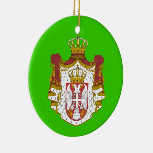 SERBIA* kerstversiering Keramisch Ornament (Rechts)