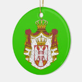 SERBIA* kerstversiering Keramisch Ornament (Links)