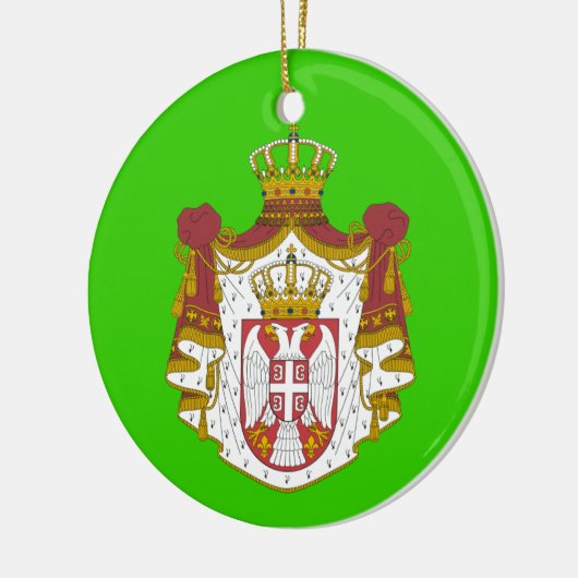 SERBIA* kerstversiering Keramisch Ornament (Links)