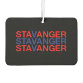 SERBIA-vlag Luchtverfrisser (Achterkant)