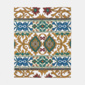 Serbian carpet pattern 5 fleece deken (Voorkant)