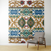 Serbian carpet pattern 5 wandkleed (In situ)