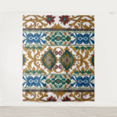 Serbian carpet pattern 5 wandkleed (Voorkant)