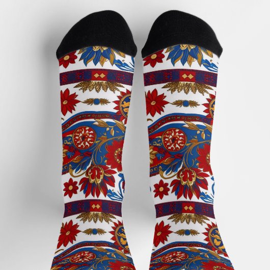 Serbian carpet pattern sokken (Top)
