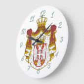 Serbian Coat Arms Grote Klok (Hoek)