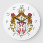 Serbian Coat Arms Grote Klok (Voorkant)