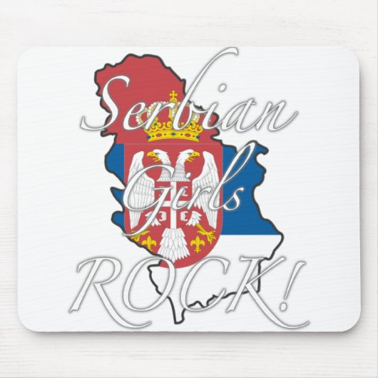 Serbian Girls Rock! Muismat (Voorkant)