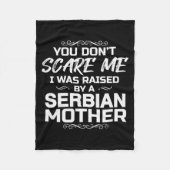 Serbian Mother Funny Christmas Birthday  Fleece Deken (Voorkant)