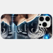 Sereen Beer en dominant Beer silhouet Case-Mate iPhone Case (Achterkant (horizontaal))