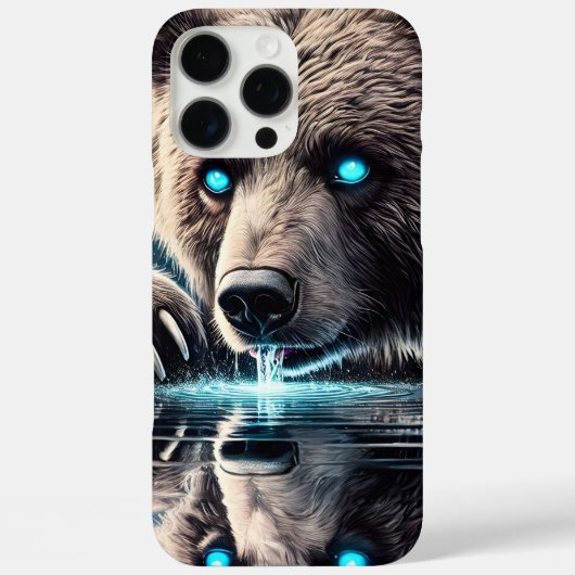 Sereen Beer en schaduwrijke felle reflectie Case-Mate iPhone Case (Achterkant)