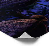 Sereen berglandschap met meer poster (Hoek)