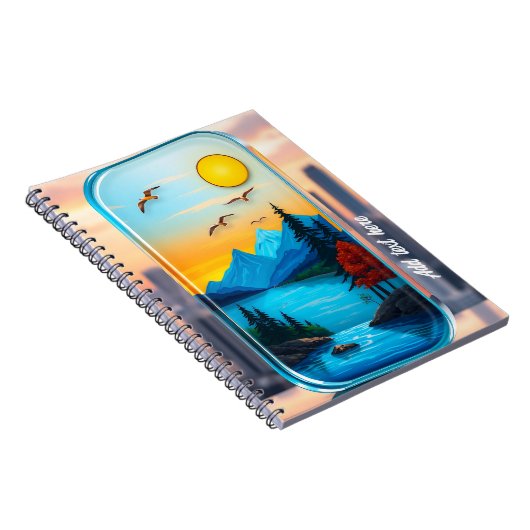 Sereen en romantisch! notitieboek (Rechterzijde)