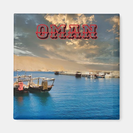 Sereen kustparadijs magneet (Voorkant)