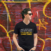 Sereen met scherpe twist t-shirt