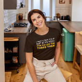 Sereen met scherpe twist t-shirt