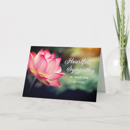 Sereen. oprechte sympathiekaart kaart (Voorkant)