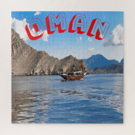 Sereen zeegezicht van Oman Puzzle Legpuzzel