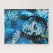 Serelis - Sereniteit in Aqua Harmony Legpuzzel (Horizontaal)