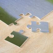 Seren landschap op het platteland legpuzzel (Zijkant)