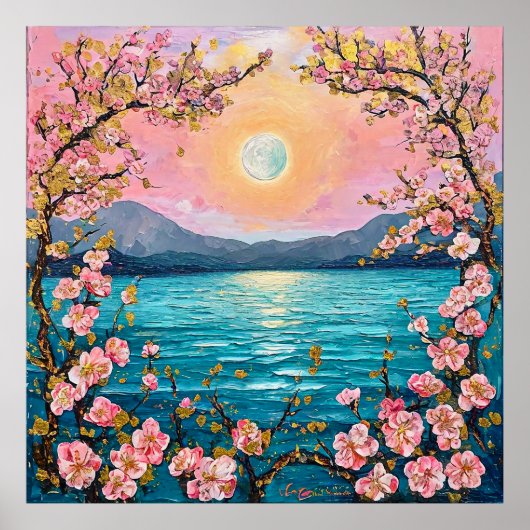 Seren landschap poster (Voorkant)