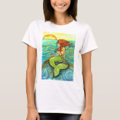"Serena by the Zee" Mermaid T-shirt (Voorkant)